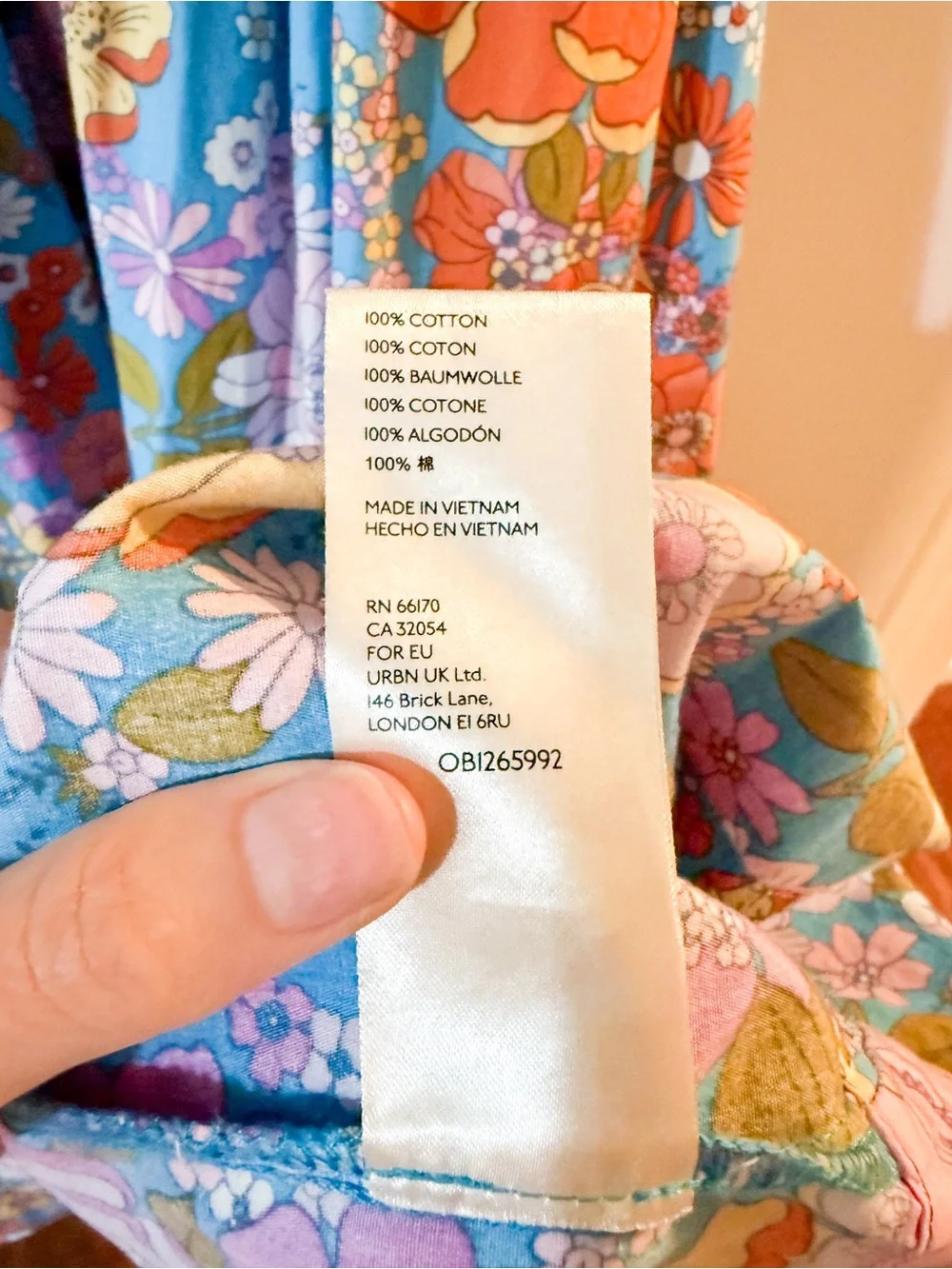 Free People Park Slope Maxi Dress Bluebell Combo Floral Size XS - Picture 4 of 8